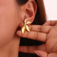 Fashion gold leaf earrings jan360 (4E3) earrings for women