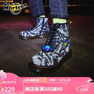 马丁（DR.MARTENS）1460 J 经典简约时尚短靴英伦风儿童8孔马丁靴 黑色 34