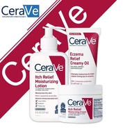 CeraVe Eczema Relief & Itch Relief Series - Moisturizing Cream, Lotion & Creamy Oil | For Dry, Itchy