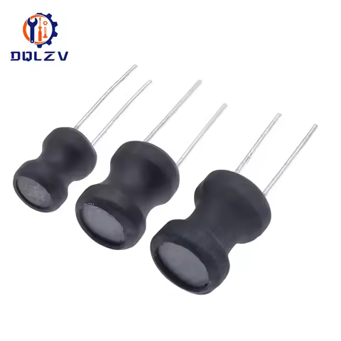 10PCS Power Inductor DIP 68mm 6X8mm 2.2UH 4.7UH 10uH 22uH 100uH 330uH 470uH 1MH 2.2MH 4.7MH 10MH Ind