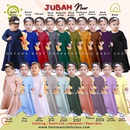 PART 1 Jubah Dress Kanak-Kanak Perempuan Newborn hingga 4 Tahun (KOD B)