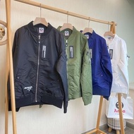 Aape 2023春夏新款猿顏印花字母MA-1空軍夾克 棒球外套