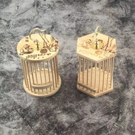 Handmade chopsticks cage pyrography bamboo cage DIY bamboo cage insect catching tool/ grasshopper ca