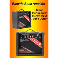 Electric Bass Guitar 15Watt Amplifier.