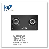 IKA ESSEN PLUS 2 TRI RING Burner 5.5KW Gas Hob with 180min Timer setting