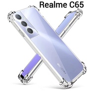 Realme C75X/Realme C75/Realme C65 Shockproof Clear Tpu Case Camera Cover Oppo C65 Model