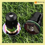 [Liberty2.sg] 2pcs Grips Bar End Stoppers Handle Bar Plugs Cover for Mountain Road Bike