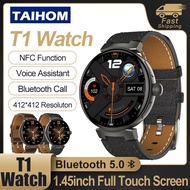 TAIHOM T1 Smart Watch Original Branded IP67 Waterproof Smart watch for men Heart rate monitoring Blood oxygen monitoring Blood pressure monitoring Smart watch Smart watch for women