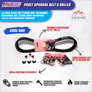 Takayama CVT Package V Belt Vanbelt Vbelt Roller Slide Piece All New Aerox Nmax 155 ABS Lexi 155 BWS