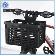 [Wishshopezxh] Bike Basket Bike Vegetable Basket Foldable Bike Accessories Cargo Rack Storage