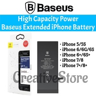 Baseus Big Large High Capacity Extend Battery iPhone 6 Plus 6S 6S Plus 7/7G 8 8 Plus Battries Batter