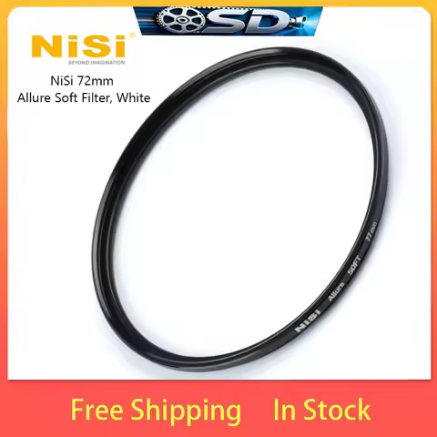 NiSi Allure Soft White Filter 72mm, Portrait Dream Soft‑Focus Lens Filter, Optical Glass Camera Phot