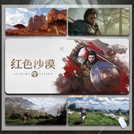 Red Desert Oversized Mouse Pad Dirt-Resistant Keyboard Pad Gaming Game Thickened Anti-Slip Table Pad