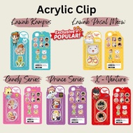 Comic Acrylic Clips Stationery Collectible - Lawak Kampus/Siri Putera/Siri Candy/X-Venture Series/La