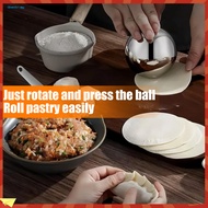 GH|  Pizza Crust Roller Stainless Steel Dough Rolling Tool for Baking Pizza Pastry Easy Grip Circula