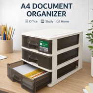 Stylish Case A4/ Office Desktop Storage Box Transparent Small Drawer Storage Table Organiser Desk Or