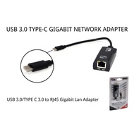 USB 3.0 TYPE-C GIGABIT NETWORK ADAPTER