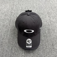 หมวกเบสบอลทรงพับ OAKLEY 47BRAND ร่วมมือกัน ทรงพ่อ ทรงคลาสสิก ทรงโค้ง ทรงพับ ทรงพับ ทรงโค้ง ทรงพับ ทร