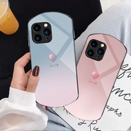 Phone Case iPhone 16 ProMax Luck Glass Shockproof Hard Casing for iPhone 15Pro Plus iPhone 11 iPhone