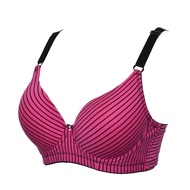 30 Degrees Stripes Cotton T-Shirt Bra Underwired Cup D