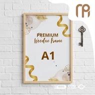 A1 Wooden Photo Frame A1 Wooden Photo Frame 59.4 x 84.1 cm Natural Pine Wood Frame