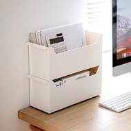 日本霜山 可層疊櫥櫃抽屜用提把式收納籃(附滑輪)-3入