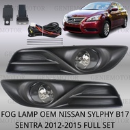 FOG LAMP OEM NISSAN SYLPHY B17 SENTRA 2012-2015 FULL SET