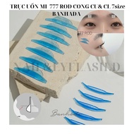 [Banhada] [ORANGE] 777 rod silicone eyelash curler CU & CL premium Korean eyelash curler (7 sizes)