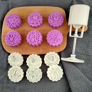 SHOOTHE 50g Kitchen Supplies Reusable 3D Flower Shape Festival Cookie Decorate Plastic/Stainless Ste