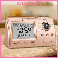 [Szluzhen3] Azan Alarm Clock Temperature for Home Decor Backlight Function Snooze