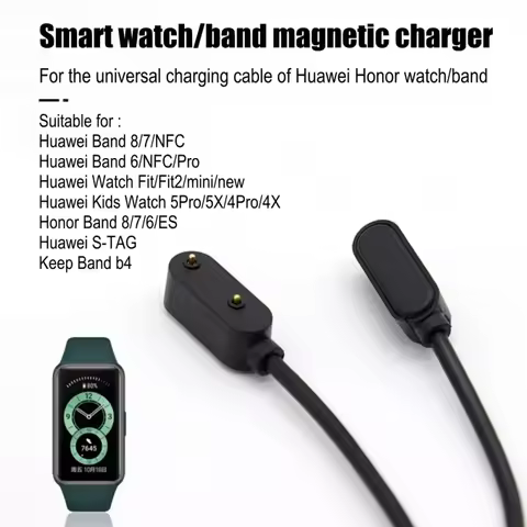 Magnetic Charger For Huawei Band 10 9 8 7 6 NFC Pro Fit Fit2 fit3 Kids Watch 5X 4X S-TAG Honor ES Ke