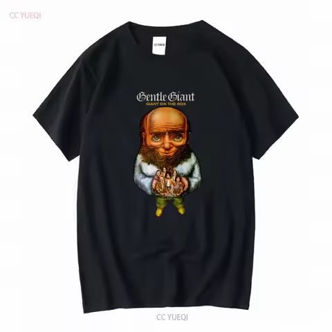 Gentle Giant on the Box Rock Music Cotton shirt Gary Green Vintage long or short sleeves vintage Was