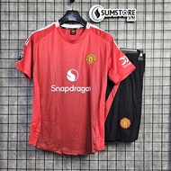 Đồ Đá Bóng CLB MU Đỏ Sân Nhà 2024 - Bộ Bóng Đá Thấm Hút Mồ Hôi