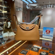 ✨持有正品正貨標籤公司✨ Hermes Lindy 26 金色銀扣