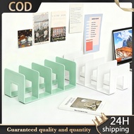 Desk Bookshelf Organizer Desk Book Shelf 4 Grid Desk File Sorter Durable Multi-grid Student Book