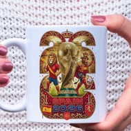 Fifa Spain 2026 World Cup Ball Mug Design