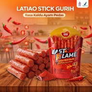 [snack time] BPOM-HALAL Spicy Stick Snack with Savory Chicken Broth Flavor, Viral Chinese Snack 30g,