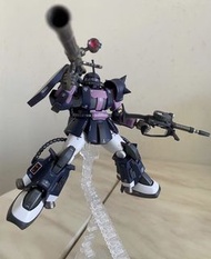 HG/ RG Robot 魂 三連星 Zaku (上色、改件、消光、金屬眼)