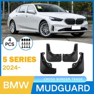 Foreign Trade Suitable for BMW 5 Series Series G60/G68 2024 Regular Edition Car Mudguard Leather