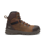 CATERPILLAR MEN'S #P91331 Men's Accomplice X Waterproof Steel Toe Work Boot BROWN EU40