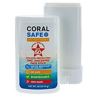 Coral Safe SPF 50 Face Stick Sunscreen， All-Natural Biode