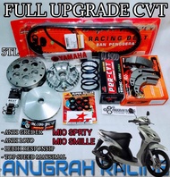 FULL UPGRADE CVT KIRIAN ANTI GREDEK ANTI LOYO YAMAHA MIO SPORTY MIO SMILLE FINO KARBU MIO SOUL NOUVO