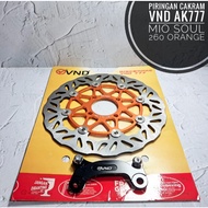 FRONT DISC DISC BEAT and MIO FLOATING CNC VND AK777 260MM PLUS PANGKON
