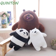 QUINTON We Bare Bears Birthday Gifts Animation Cartoon Doll Home Decoration Kids Gifts Plush Pillow Plush Doll