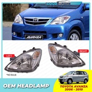 Toyota Avanza 2006 - 2010 Front HeadLamp Head Lamp Light (No Bulb)