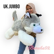 Jumbo size wolf character doll.xl and L/ cute gemoy wolf doll plushie