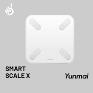 Yunmai Smart Body Fat Scale X [Global Edition, 13 Data Analyse, BMI, Visceral Fat, USB Charge]