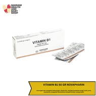 NOVA Vitamin B1 50 mg Box of 100 Novatablet - Vitamin B1 Supplement