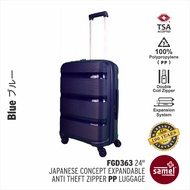 Samel FGD363 Japaneses Concept Expandable Anti Theft Zipper Luggage (24")