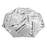 快速出貨廠家創意復古風白報紙傘 折疊洋傘男女兩用晴雨傘雨具
